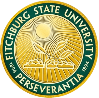 Fitchburd State University logo. By https://www.fitchburgstate.edu/about/marketing-and-integrated-communications/visual-identity-and-social-media-guidelines#symbols, Fair use, https://en.wikipedia.org/w/index.php?curid=68672287