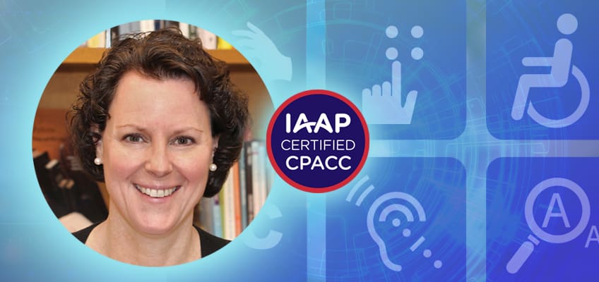 Wilson<sup>®</sup> Accessibility Expert Earns CPACC Certification