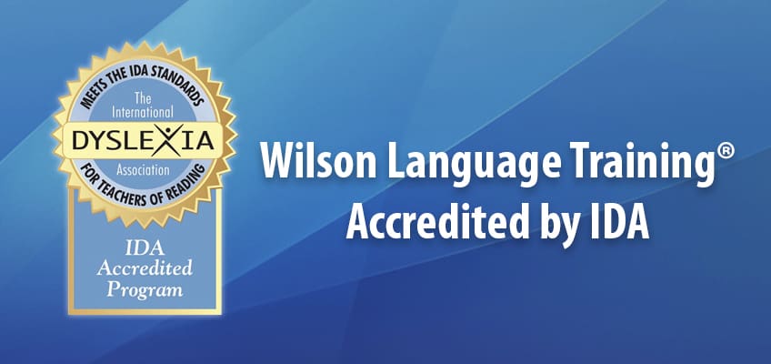 Wilson Language Training Earns IDA Accreditation
