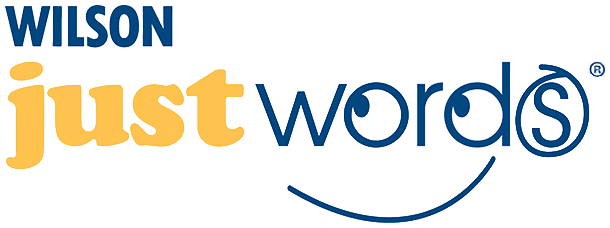 Wilson Just Words logo. A reading intervention program.