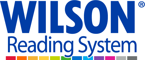 Wilson Reading System logo with colorful bars.